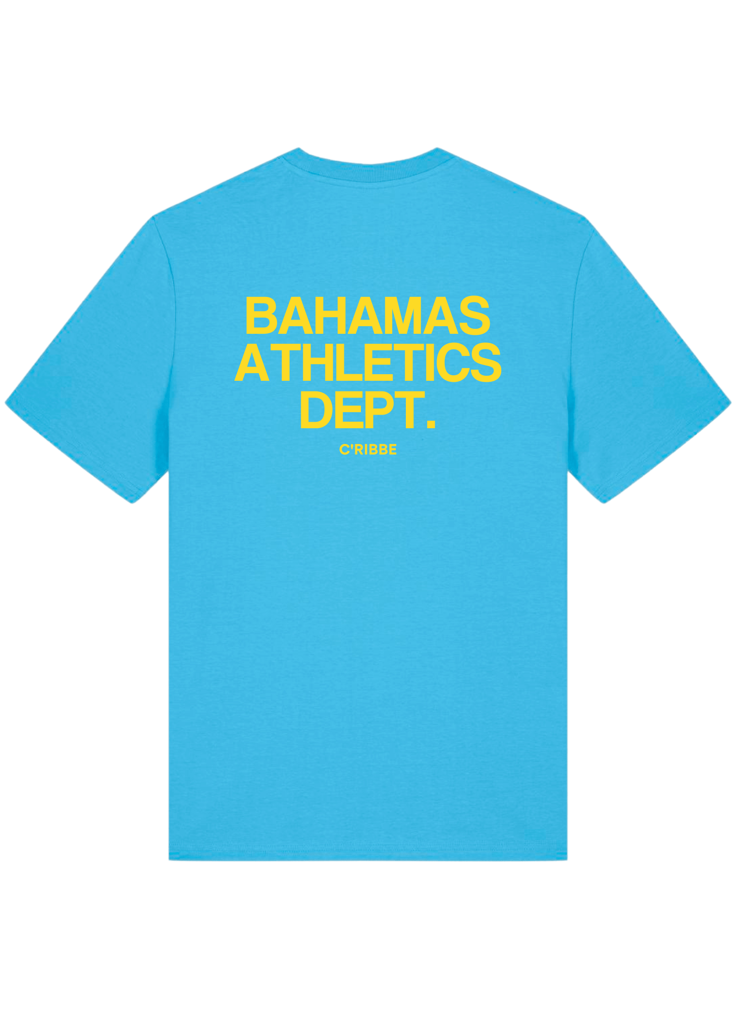 BAHAMAS ATHLETICS DEPT. Unisex Crew Neck T-Shirt, Aqua