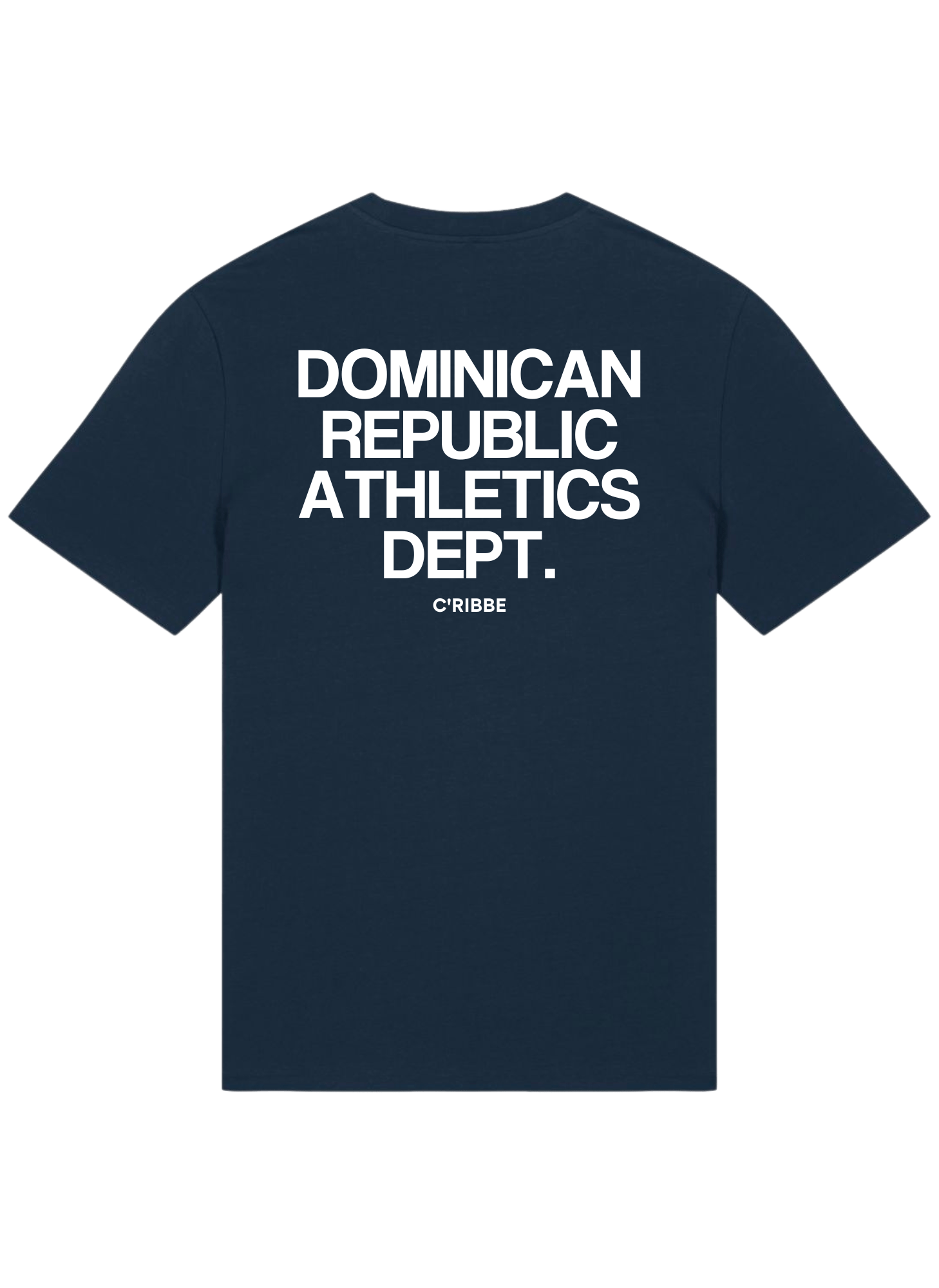 DOMINICAN REPUBLIC ATHLETICS DEPT. Unisex Crew Neck T-Shirt, French Navy