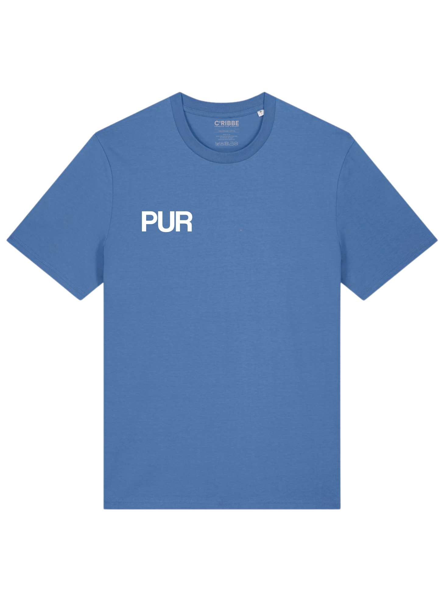 PUERTO RICO ATHLETICS DEPT. Unisex Crew Neck T-Shirt, Bright Blue