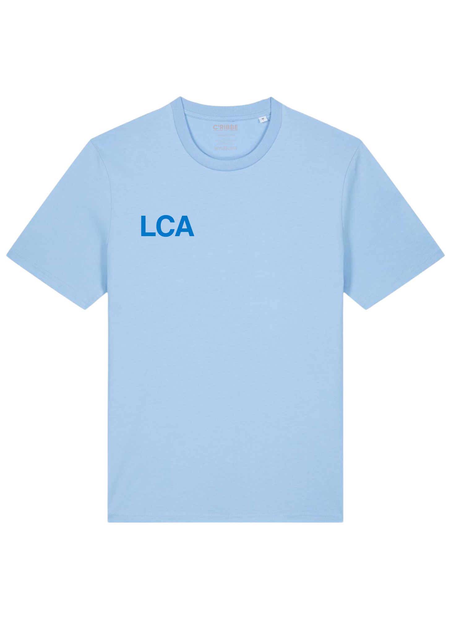 ST. LUCIA ATHLETICS DEPT. Unisex Crew Neck T-Shirt, Blue Soul