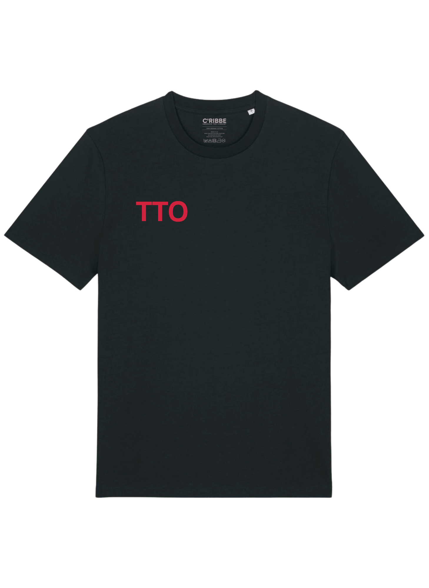 TRINIDAD & TOBAGO ATHLETICS DEPT. Unisex Crew Neck T-Shirt, Black